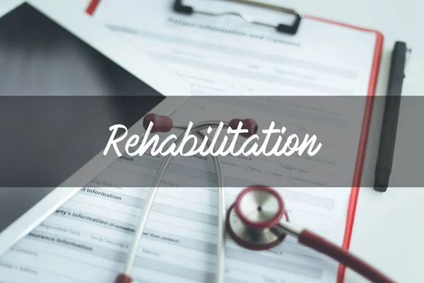 Egészségügyi koncepció: rehabilitációs — Stock Fotó