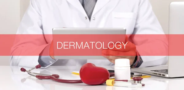 Koncepce zdraví: dermatologie — Stock fotografie