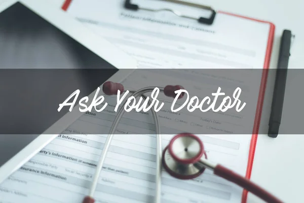CONCEPTO: Pregúntale a tu médico —  Fotos de Stock