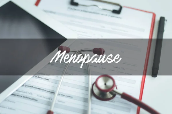 CONCEPTO SANITARIO: MENOPAUSIA —  Fotos de Stock