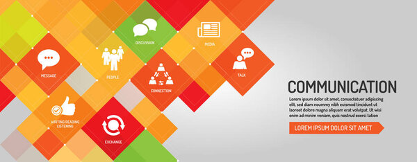 Communication simple banner