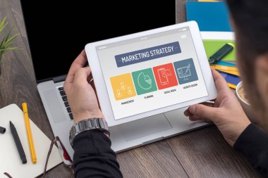 tablet ekranında kavramı