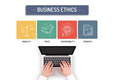 erkek eli ve dizüstü bilgisayar