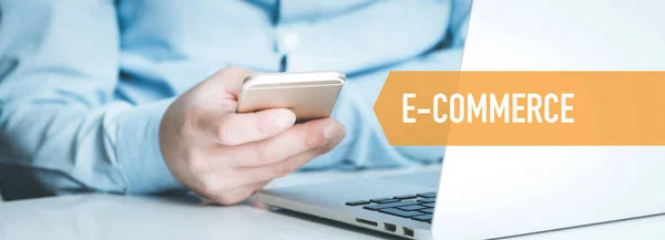 TECHNOLOGY CONCEPT: E-COMMERCE — Stock Photo, Image