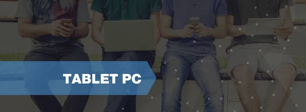 CONCEITO DE TECNOLOGIA: TABELA PC — Fotografia de Stock