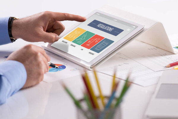  concept on tablet screen