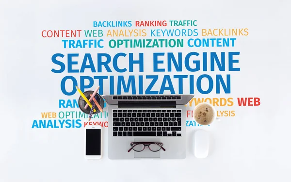 SEO Word Cloud — Stock Photo, Image