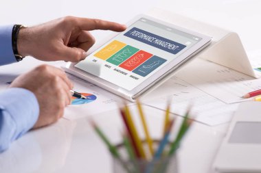  tablet ekranında kavramı