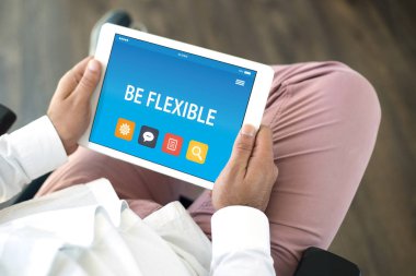 Tablet esnek konsepti 