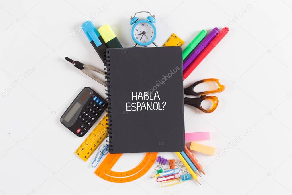 notebook and education supplies