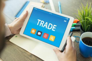 tablet ekranında kavramı