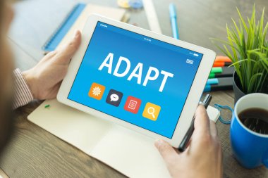 Tablet ekrandaki metni
