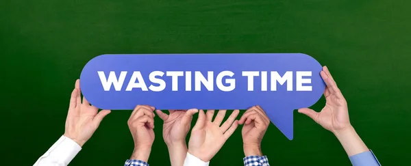 WASTING TIME CONCEPT — Stock Photo, Image