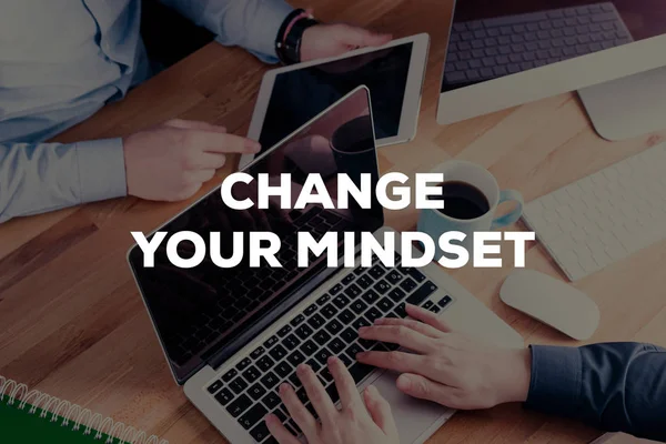 CHANGE YOUR MINDSET CONCEPT — Stock Photo, Image