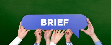 Konuşma balonu Holding eller 