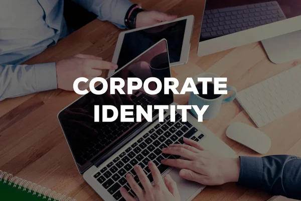 Conceito de Identidade Corporativa — Fotografia de Stock