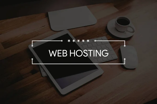 Concepto de alojamiento web — Foto de Stock