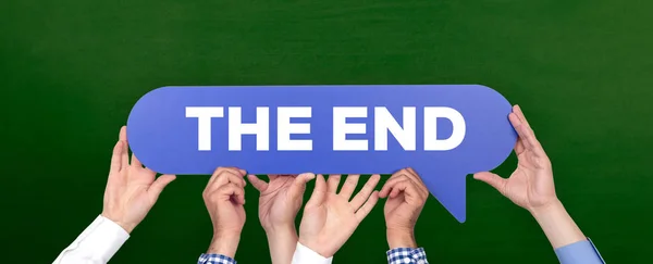 THE END CONCEPT — Stock Photo, Image