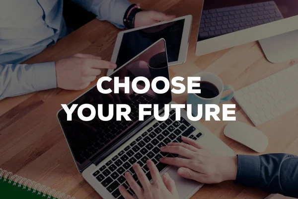 选择你的未来概念 — 图库照片