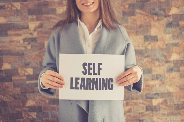 Self Learning concept — Stockfoto