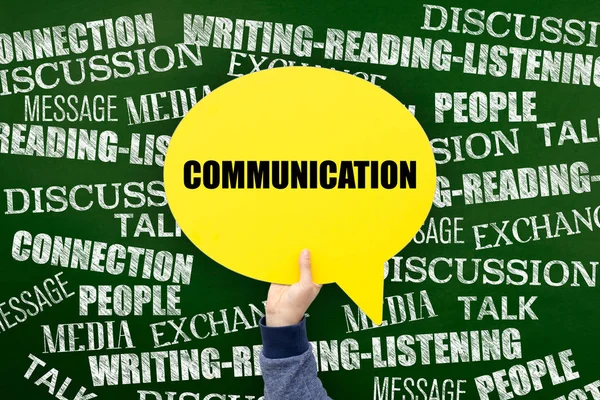 Communication Written  on Speech Bubble — Stock Photo, Image