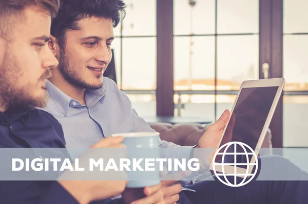 Digitale marketingconcept technologie — Stockfoto
