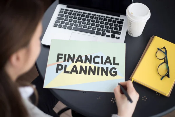 Idea di pianificazione finanziaria — Foto Stock