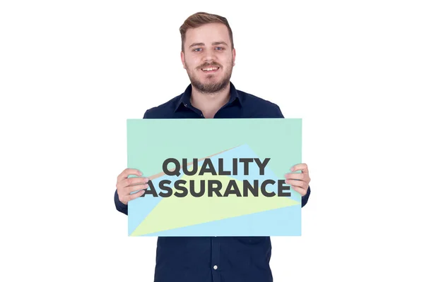 Qualitätssicherungskonzept — Stockfoto