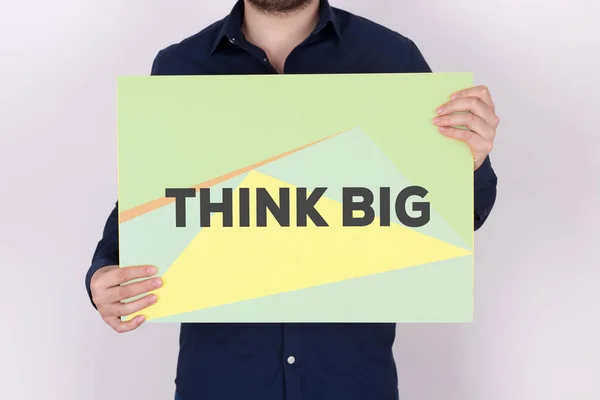 THINK BIG CONCEPT — Stock Photo, Image