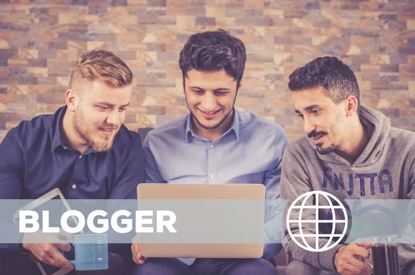 Blogger technologie Concept — Stockfoto