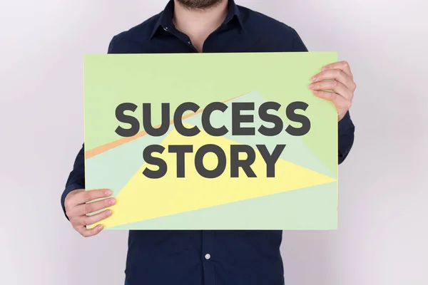 SUCCESS STORY CONCEPT — Stock Photo, Image
