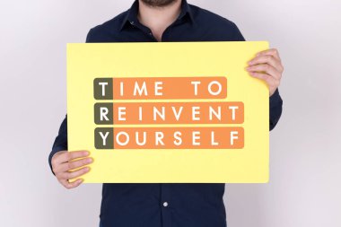 Time To Reinvent Yourself  clipart