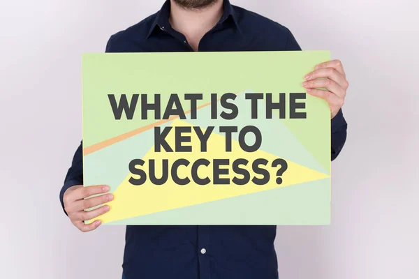 Man holding  billboard — Stock Photo, Image