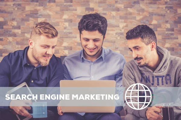 Search Engine Marketing technologie Concept — Stockfoto