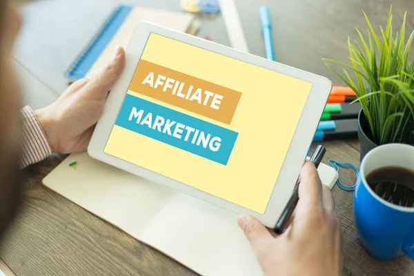 Affiliate marketing koncepció — Stock Fotó