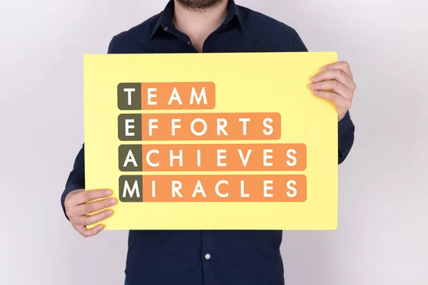 Team Efforts Achieves Miracles Acronmy