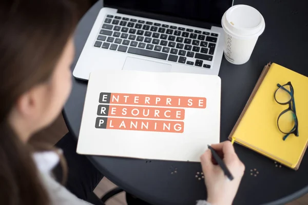 Enterprise Resources Planning Acronmy — Stockfoto