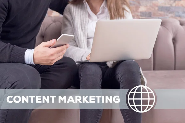 Content Marketing teknik koncept — Stockfoto