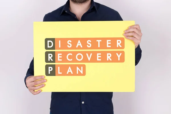 Disaster Recovery Plan Acronmy — Stock Photo, Image