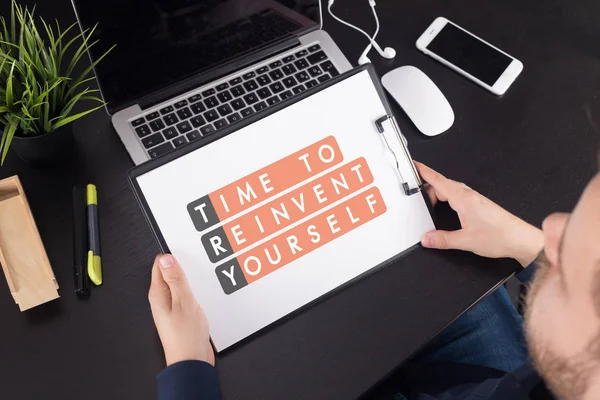 Time To Reinvent Yourself — Stock Photo, Image