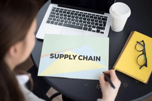 Supply chain konceptet — Stockfoto