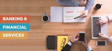 Bankacılık ve finansal hizmetler kavramı