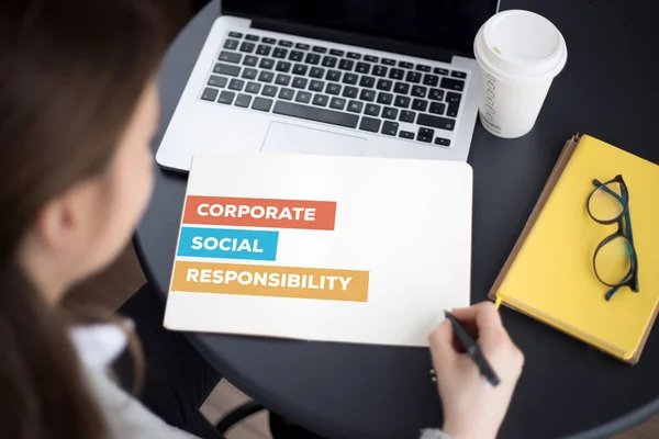 Corporate Social Responsibility Konzept — Stockfoto