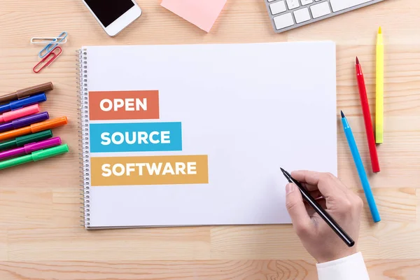 Open Source Software Concept — Stockfoto