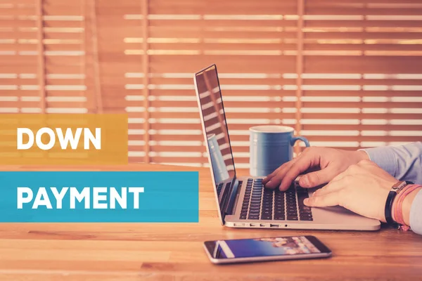 DOWN PAYMENT CONCEPT — Stock Photo, Image