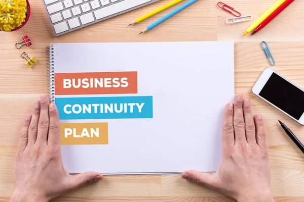 BUSINESS CONTINUITY PLAN CONCEPT — Stock Photo, Image