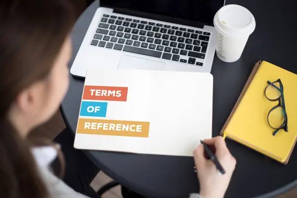 TERMS OF REFERENCE CONCEPT — Stock Photo, Image