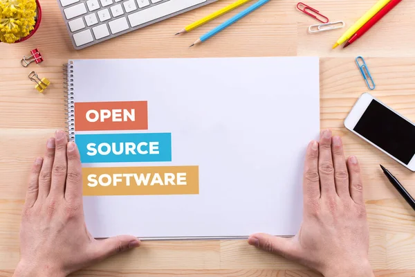 Open Source Software Concept — Stockfoto