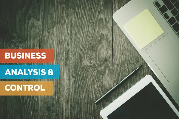 BUSINESS ANALYSIS & CONTROL CONCEPT — Stock Photo, Image