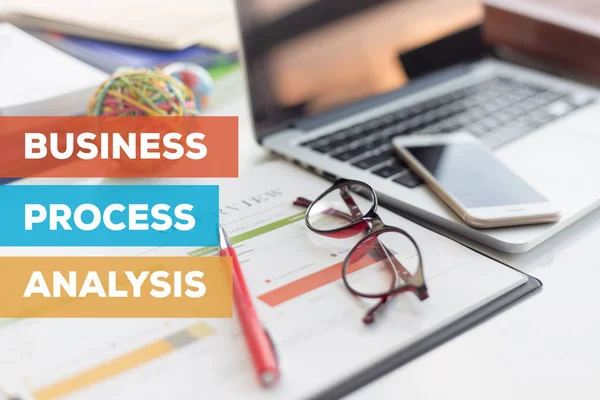 ビジネス プロセス分析の概念 — ストック写真